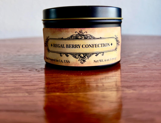 Regal Berry Confection Soy-Blend Wax Candle (8 oz. Tin)
