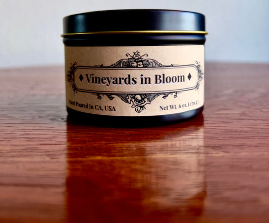 Vineyards in Bloom  Soy-Blend Wax Candle (8 oz. Tin)